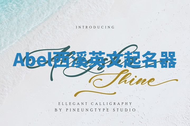 Abel西溪英文起名器