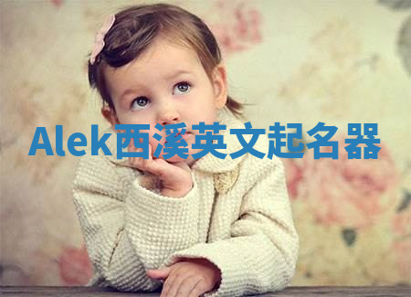 Alek西溪英文起名器