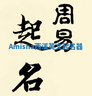 Amisha西溪英文起名器 Amisha西溪英文起名器