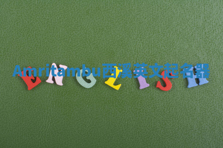 Amritambu西溪英文起名器