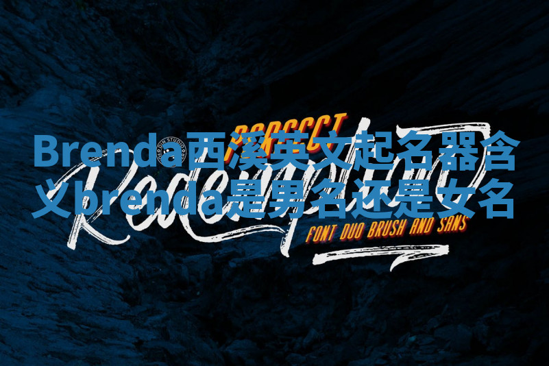 Brenda西溪英文起名器含义_brenda是男名还是女名