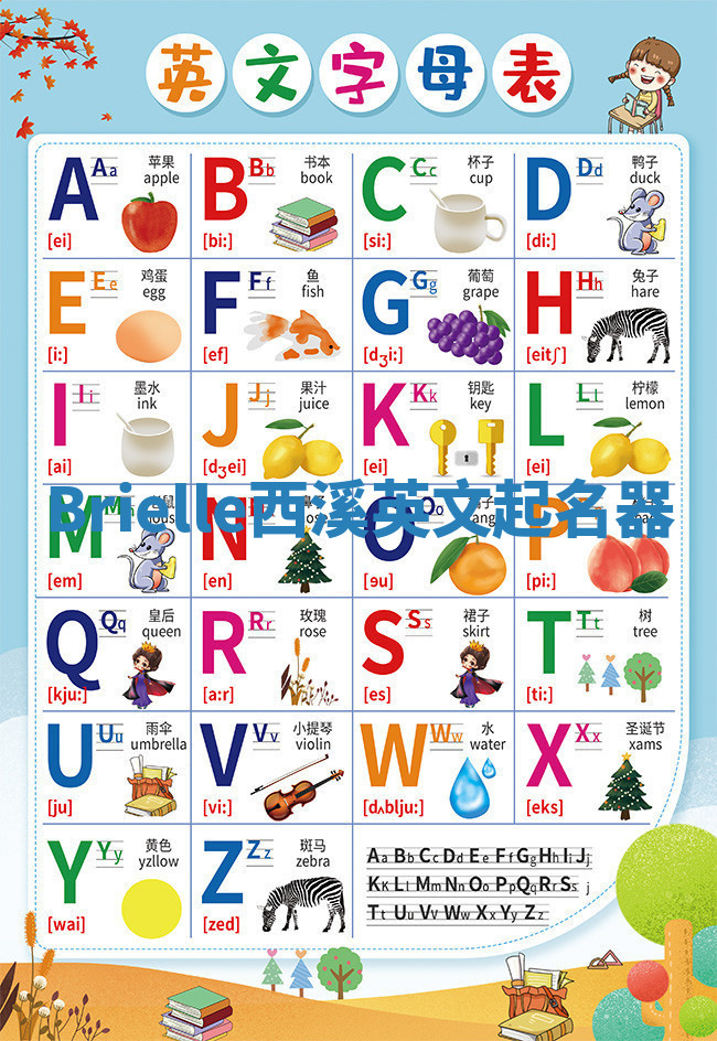 Brielle西溪英文起名器