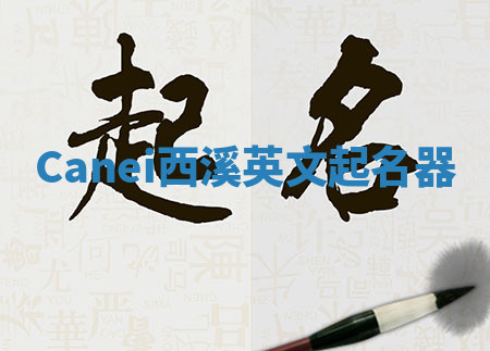 Canei西溪英文起名器 Canei西溪英文起名器