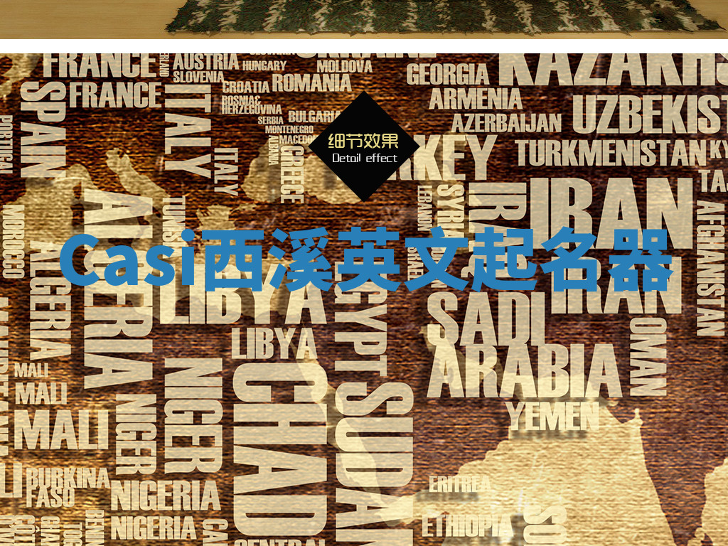 Casi西溪英文起名器