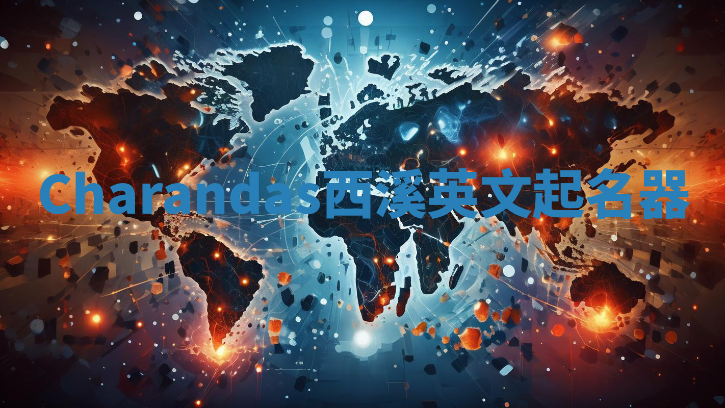 Charandas西溪英文起名器 Charandas西溪英文起名器