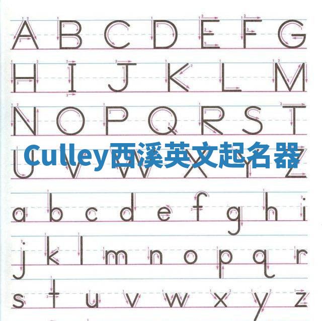 Culley西溪英文起名器 Culley西溪英文起名器