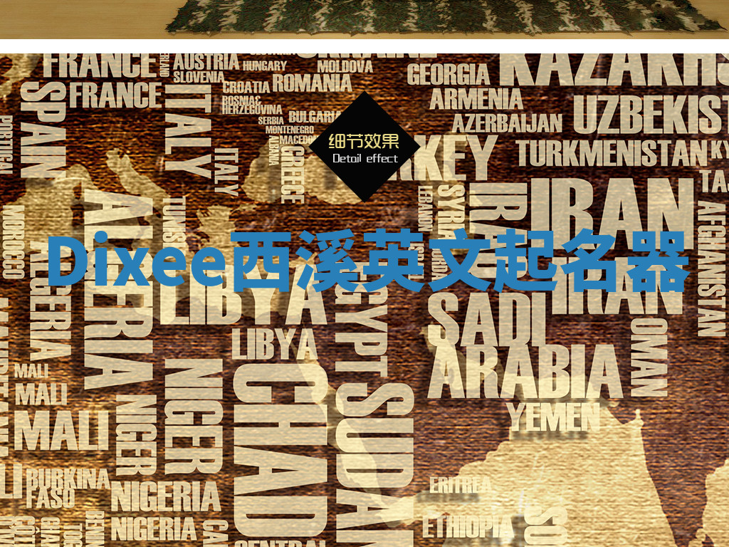 Dixee西溪英文起名器