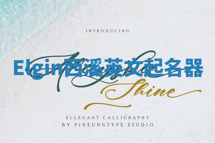 Elgin西溪英文起名器