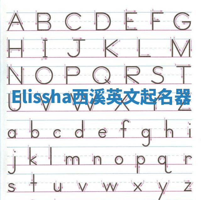 Elissha西溪英文起名器