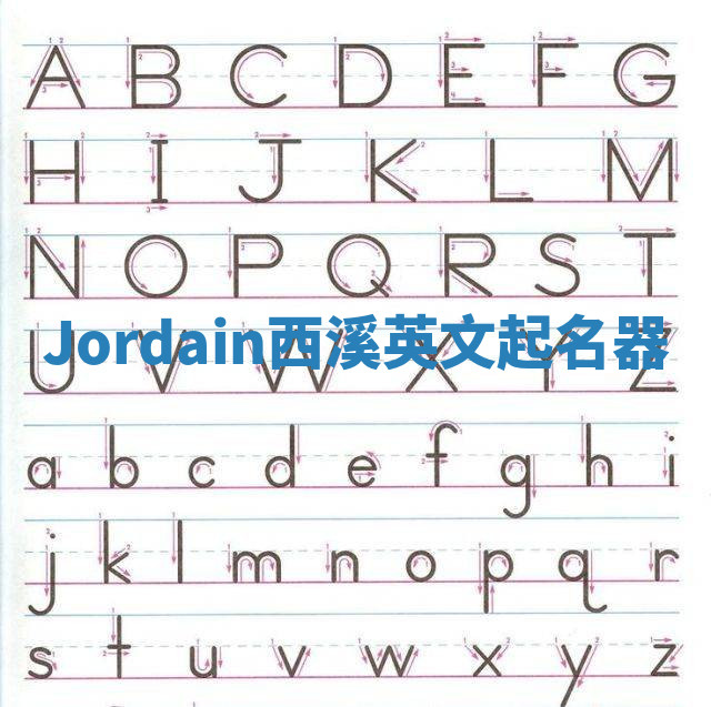 Jordain西溪英文起名器