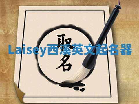 Laisey西溪英文起名器 Laisey西溪英文起名器