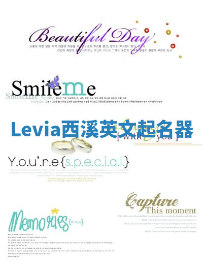 Levia西溪英文起名器