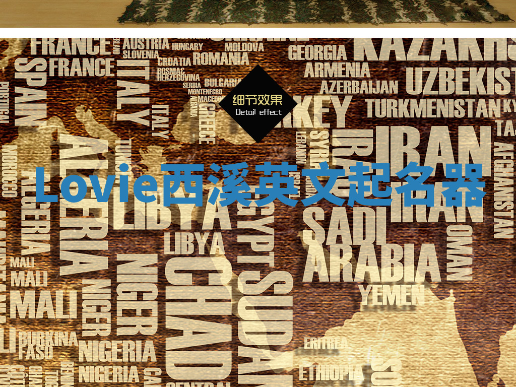 Lovie西溪英文起名器 Lovie西溪英文起名器