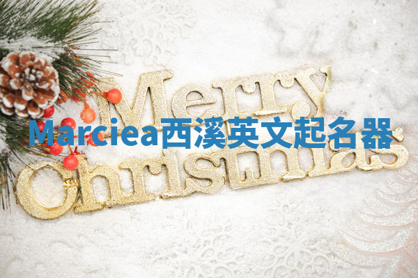 Marciea西溪英文起名器 Marciea西溪英文起名器