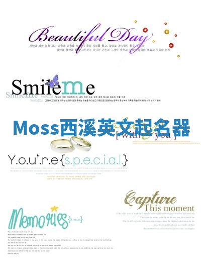 Moss西溪英文起名器 Moss西溪英文起名器
