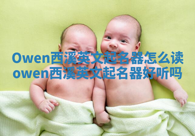 Owen西溪英文起名器怎么读 owen西溪英文起名器好听吗