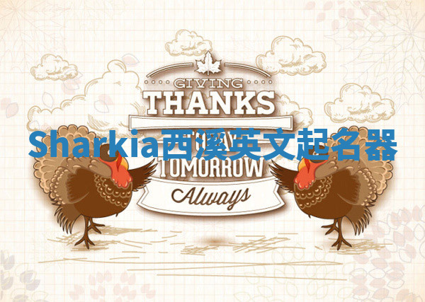 Sharkia西溪英文起名器 Sharkia西溪英文起名器
