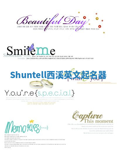 Shuntell西溪英文起名器