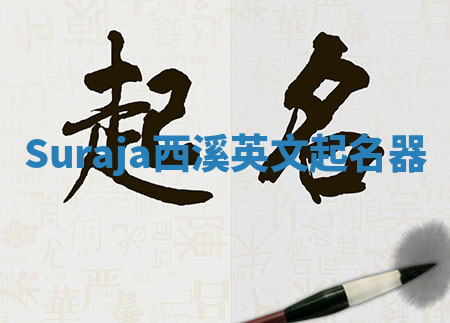 Suraja西溪英文起名器 Suraja西溪英文起名器