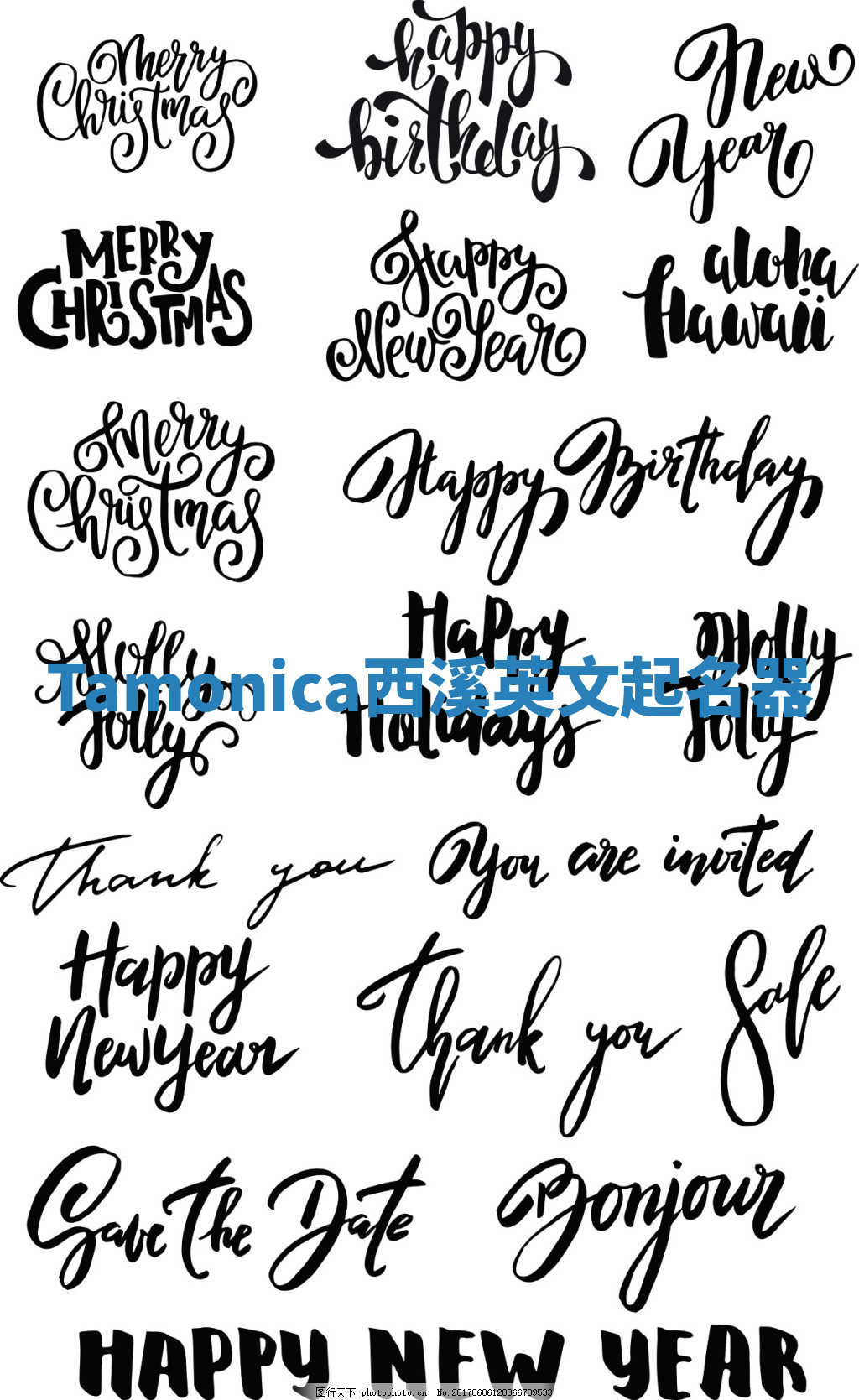 Tamonica西溪英文起名器