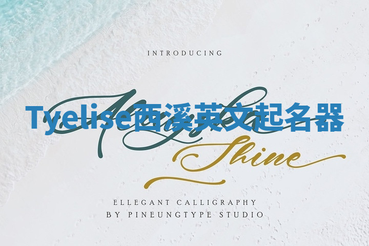 Tyelise西溪英文起名器