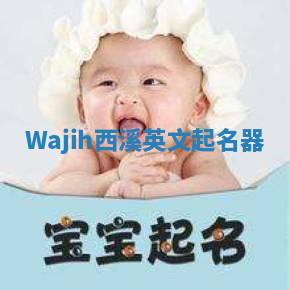 Wajih西溪英文起名器 Wajih西溪英文起名器