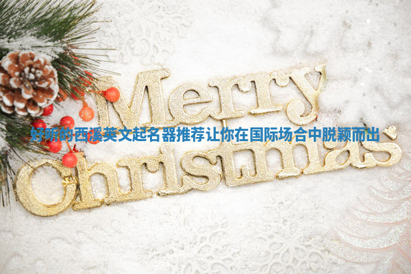 好听的西溪英文起名器推荐让你在国际场合中脱颖而出
