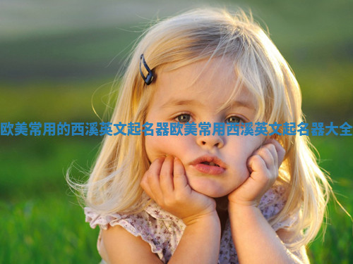 欧美常用的西溪英文起名器_欧美常用西溪英文起名器大全